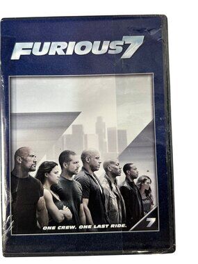 Furious 7 DVD 2015 PG13 Vin Diesel Paul Walker Action Adventure Universal